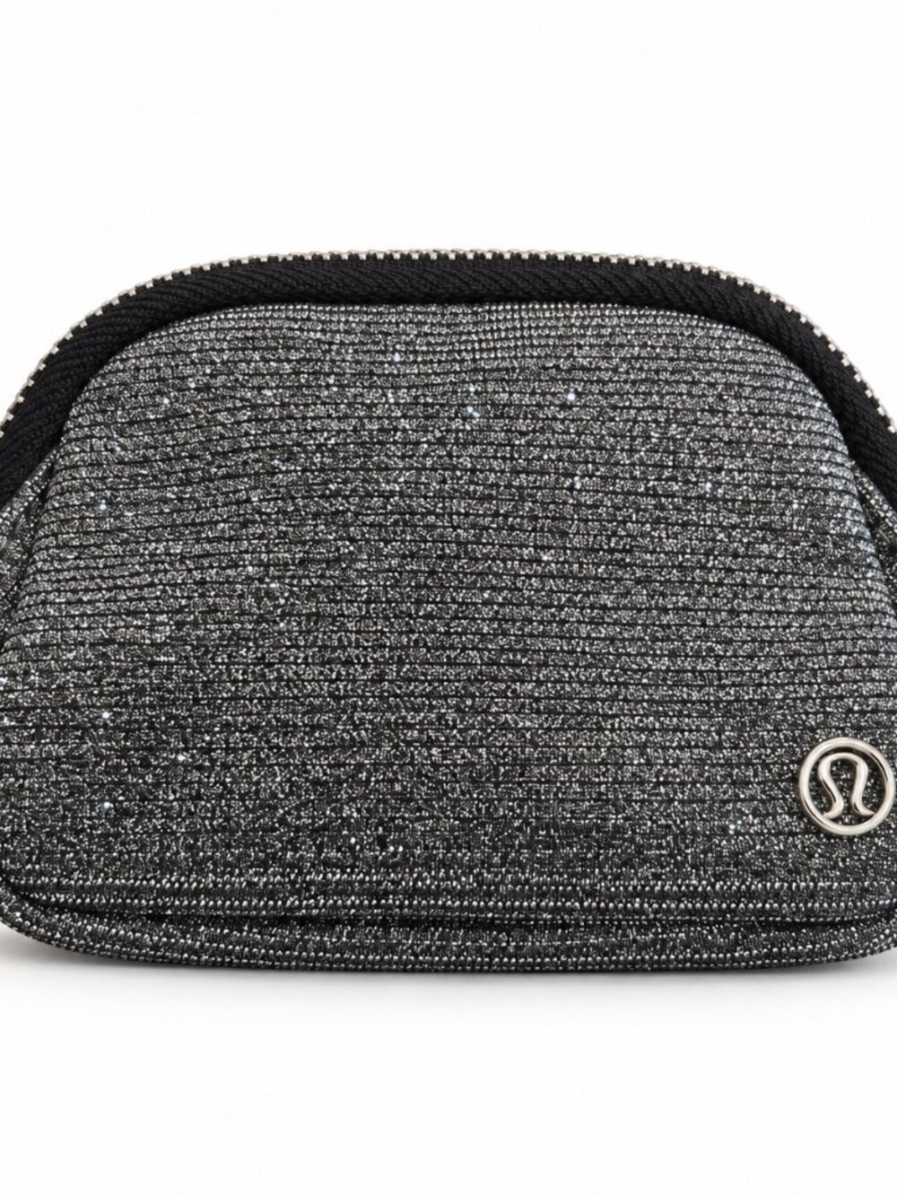 NWT Lululemon Everywhere Belt Bag Nano Glitter Dark Silver OS